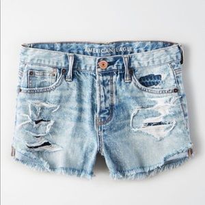 American Eagle jean shorts size 0